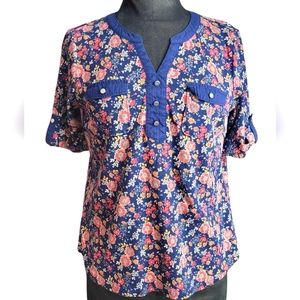 Croft & Barrow floral blouse